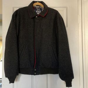 Men’s medium vintage Woolrich bomber wool coat